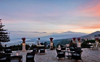 L’OLIO PER LA PACE  SULLE TAVOLE DEI RISTORANTI  DI TAORMINA IN OCCASIONE DEL G7