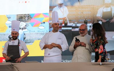 EMOZIONI E CREAZIONI DELLO CHEF SEBY SORBELLO Protagonista dello show cooking “LA TERRA INCONTRA IL MARE” –  Mercoledì 25 settembre al Palabia  in occasione del Cous Cous Fest